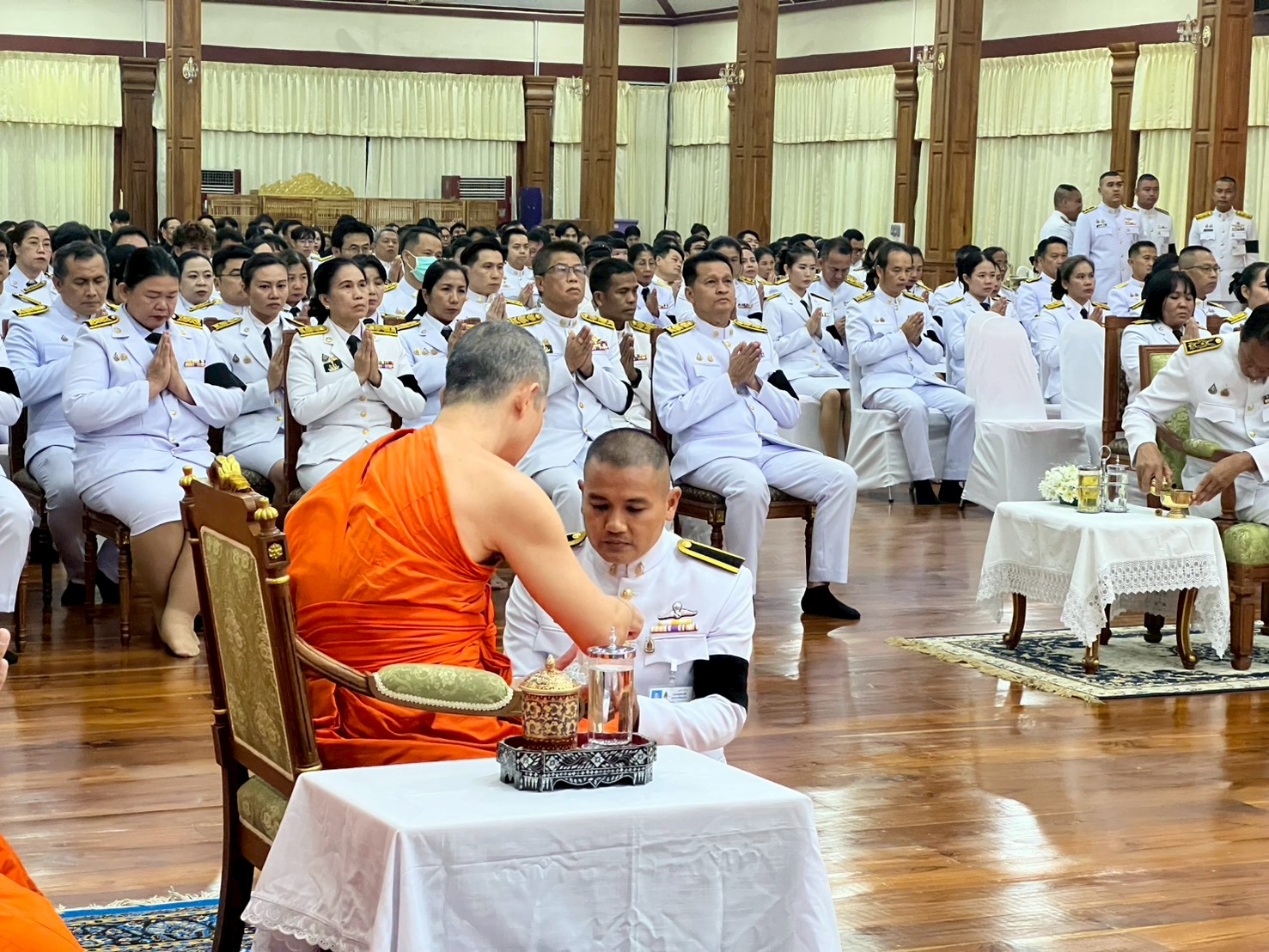 title - ส.ป.ก.พิษณุโลก ร่วมพิธีบำเพ็ญกุศลสวดพระอภิธรรม เพื่ออุทิศถวายพระกุศลแด่ สมเด็จพระเจ้าลูกเธอ เจ้าฟ้าพัชรกิติยาภา นเรนทิราเทพยวดี กรมหลวงราชสาริณีสิริพัชร มหาวัชรราชธิดา 